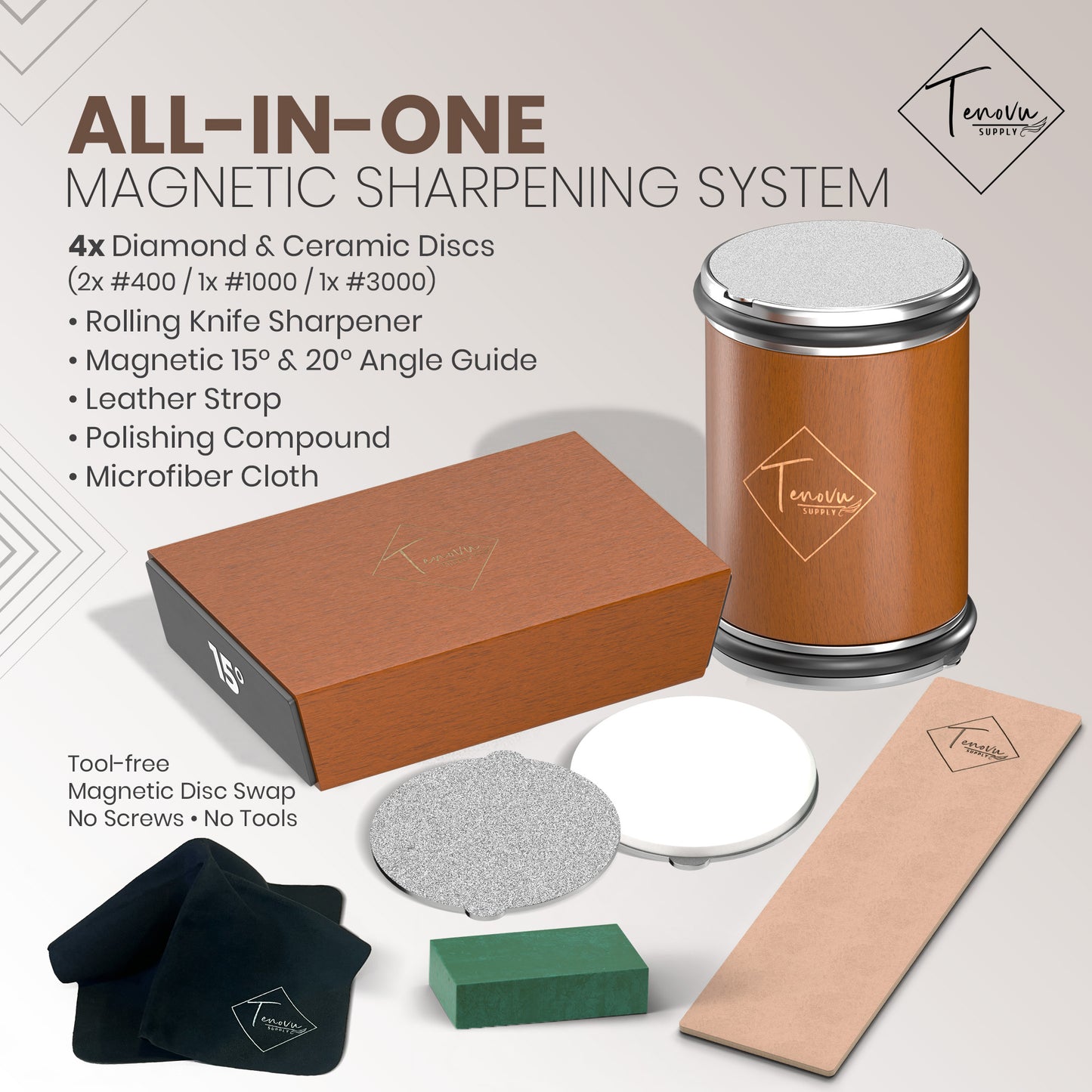Rolling Knife Sharpener Kit