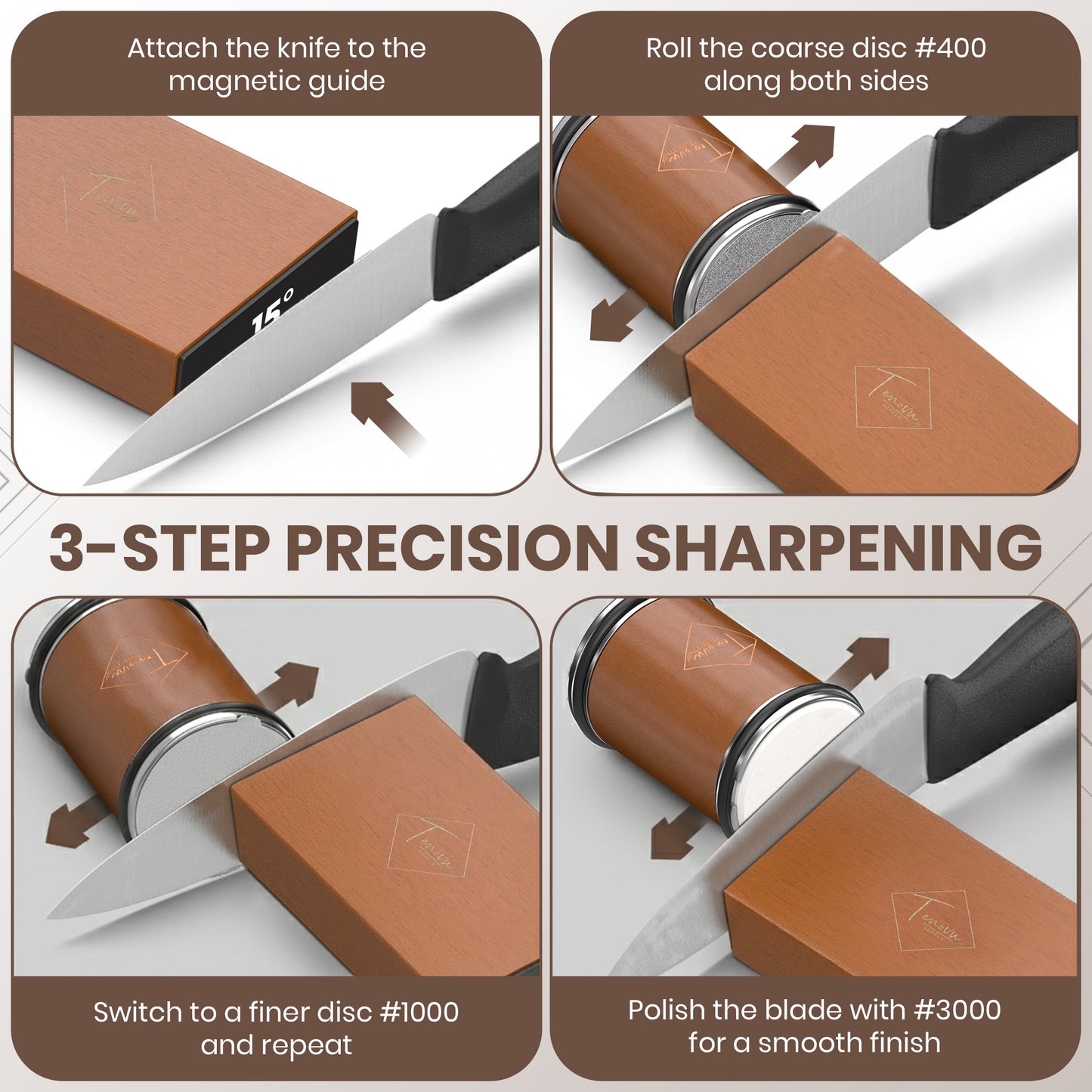 Rolling Knife Sharpener Kit