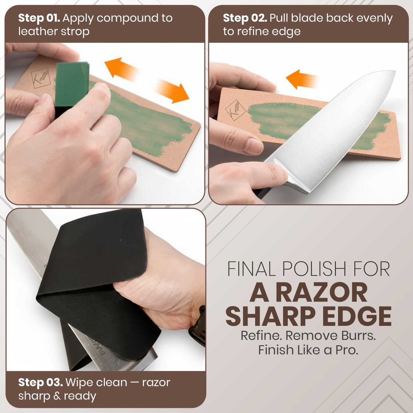 Rolling Knife Sharpener Kit