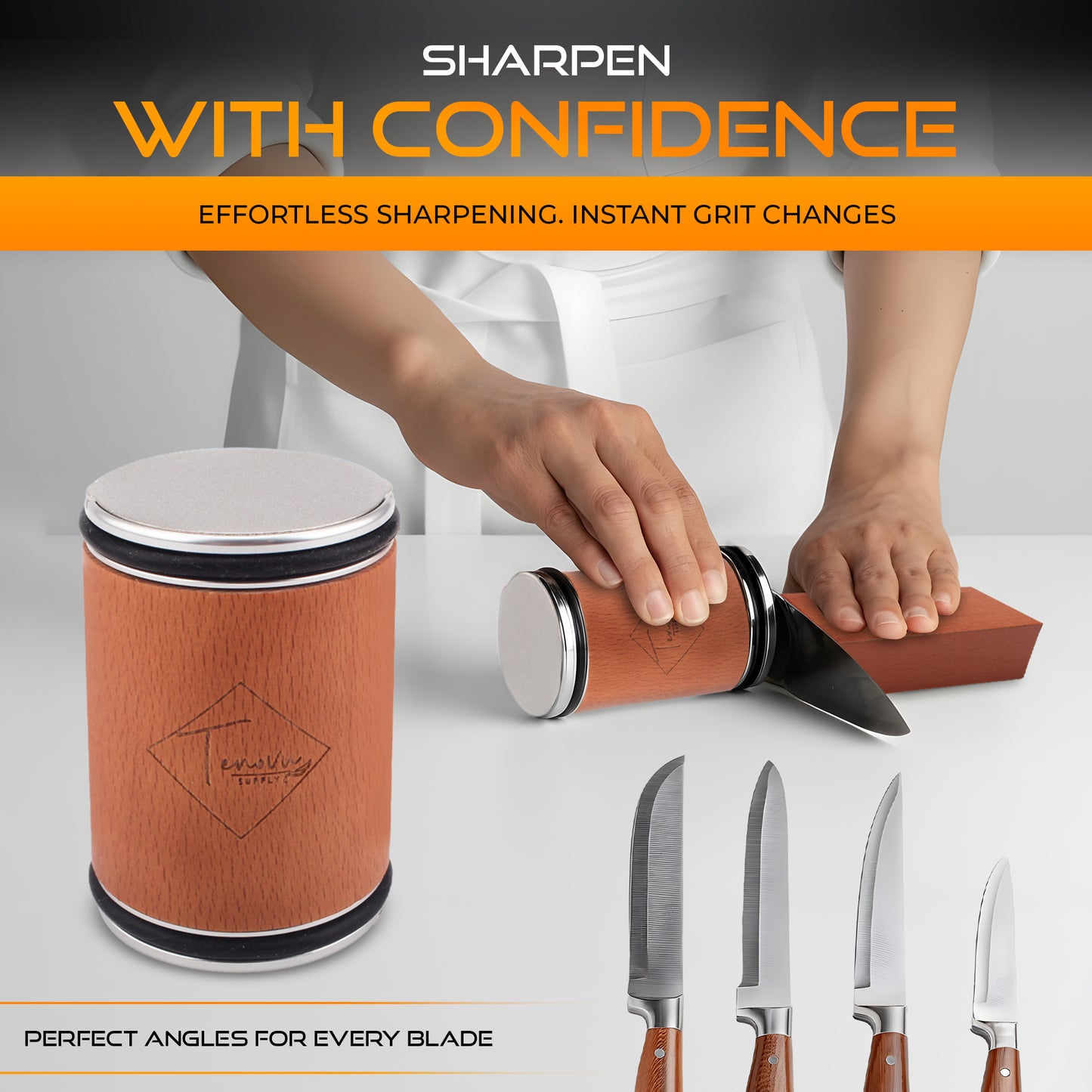 Rolling Knife Sharpener Kit